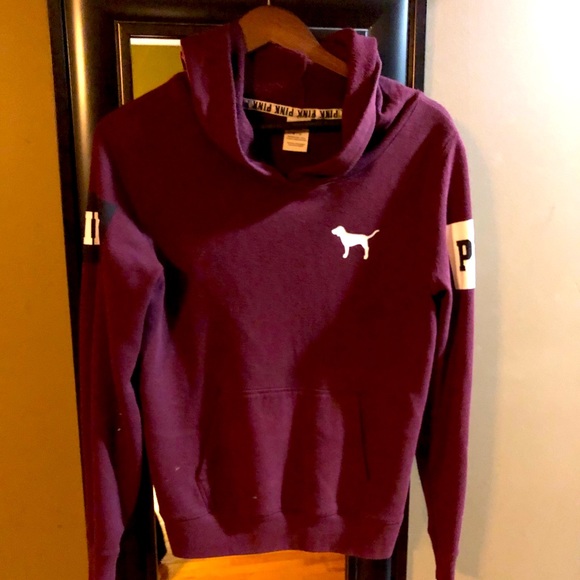 VS PINK Maroon Hoodie - Picture 1 of 3